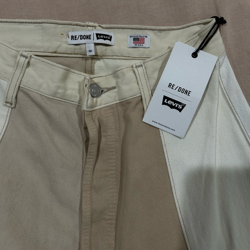 RE/DONE x Levi’s Patchwork Pants NWT - image 5
